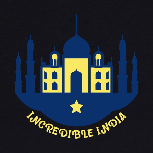 Incredible India Tees by BeeZeeBazaar